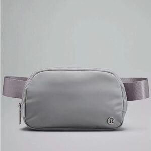lululemon athletica Silver Belt Bag Crossbody Belt Gray